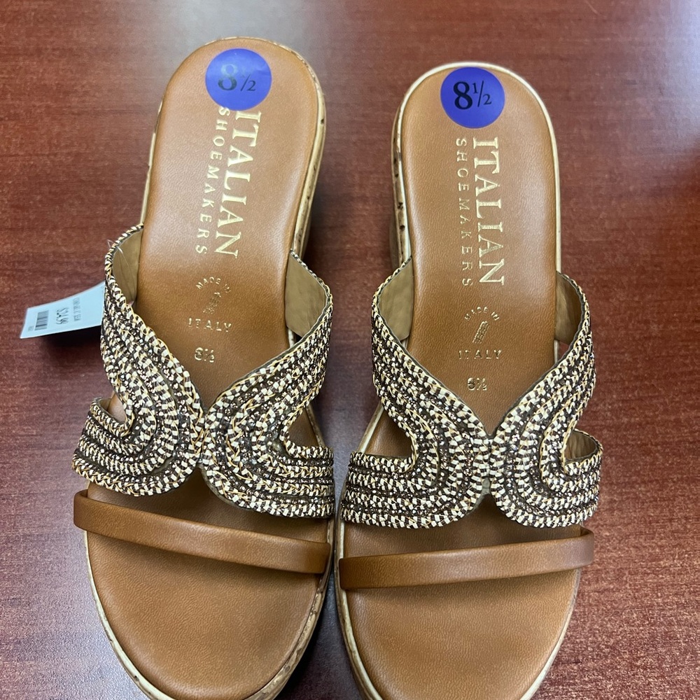 Italian Shoemakers Women's Brown Sandals